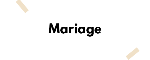 Menu Mariage
